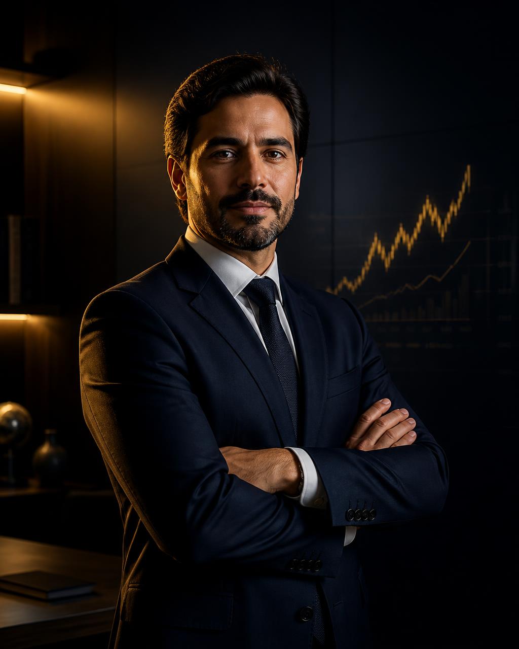 Consultor empresarial da ALVO Assessoria em ambiente corporativo